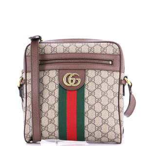 Gucci Small Ophidia Messenger Bag GG Coated Canvas